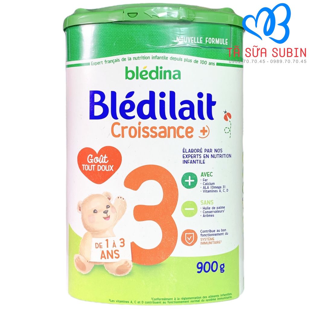 Sữa Bledina Bledilait Pháp Số 3 900gr Chó Bé Từ 12-36 Tháng