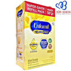 Sữa Enfamil NeuroPro Infant Formula Mỹ 890gr hộp giấy Cho bé 0-12 tháng