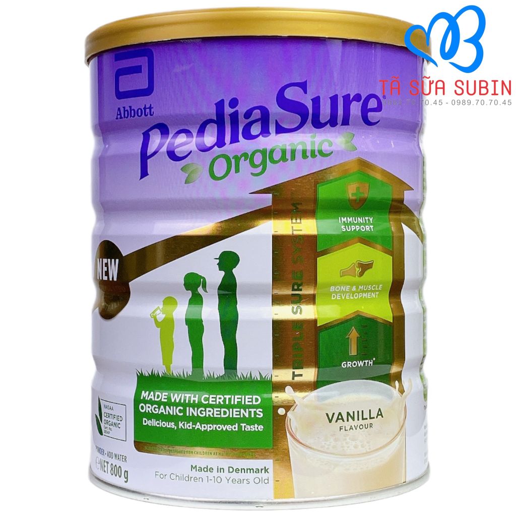 Sữa Pediasure Organic Úc 800gr 1-10 Tuổi