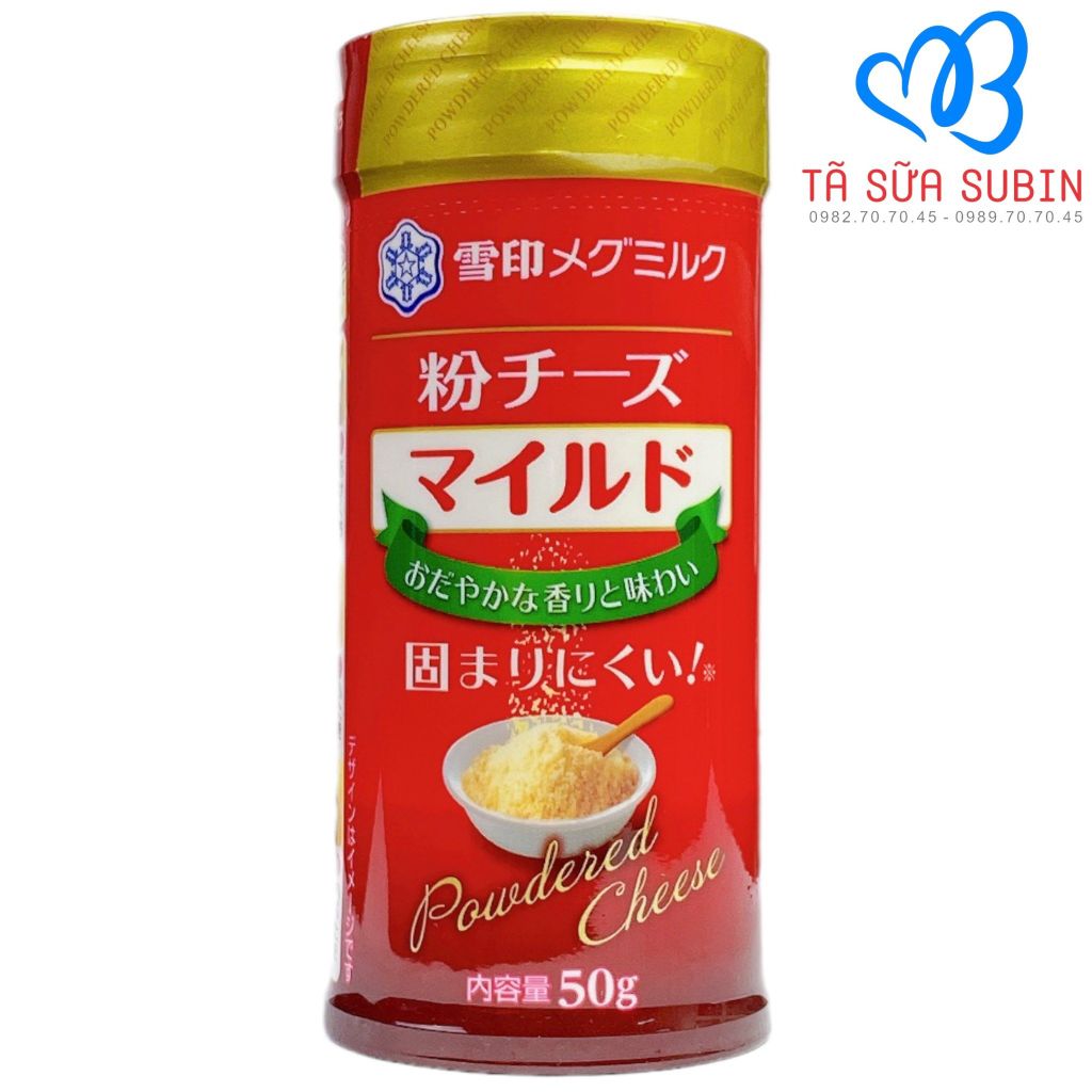 Phô Mai Rắc Meg Powdered Cheese Mild Nhật Bản 50gr