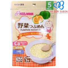 Mì Somen Kids Mama Nhật 80gr Vị Bí Đỏ Cho Bé 5 Tháng