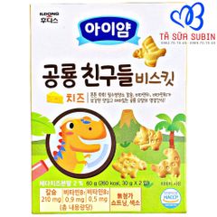 Bánh Quy Khủng Long Ildong Hàn Quốc 60gr Vị Phô Mai