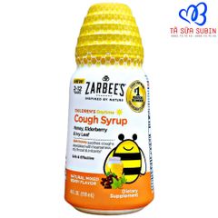 Siro Ho Ngày Zarbee's Children Cough Syrup Mỹ 118ml Cho Bé Từ 2-12 Tuổi