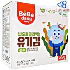 Rong Biển Tách Muối Hữu Cơ Bebedang Hàn Quốc 15gr