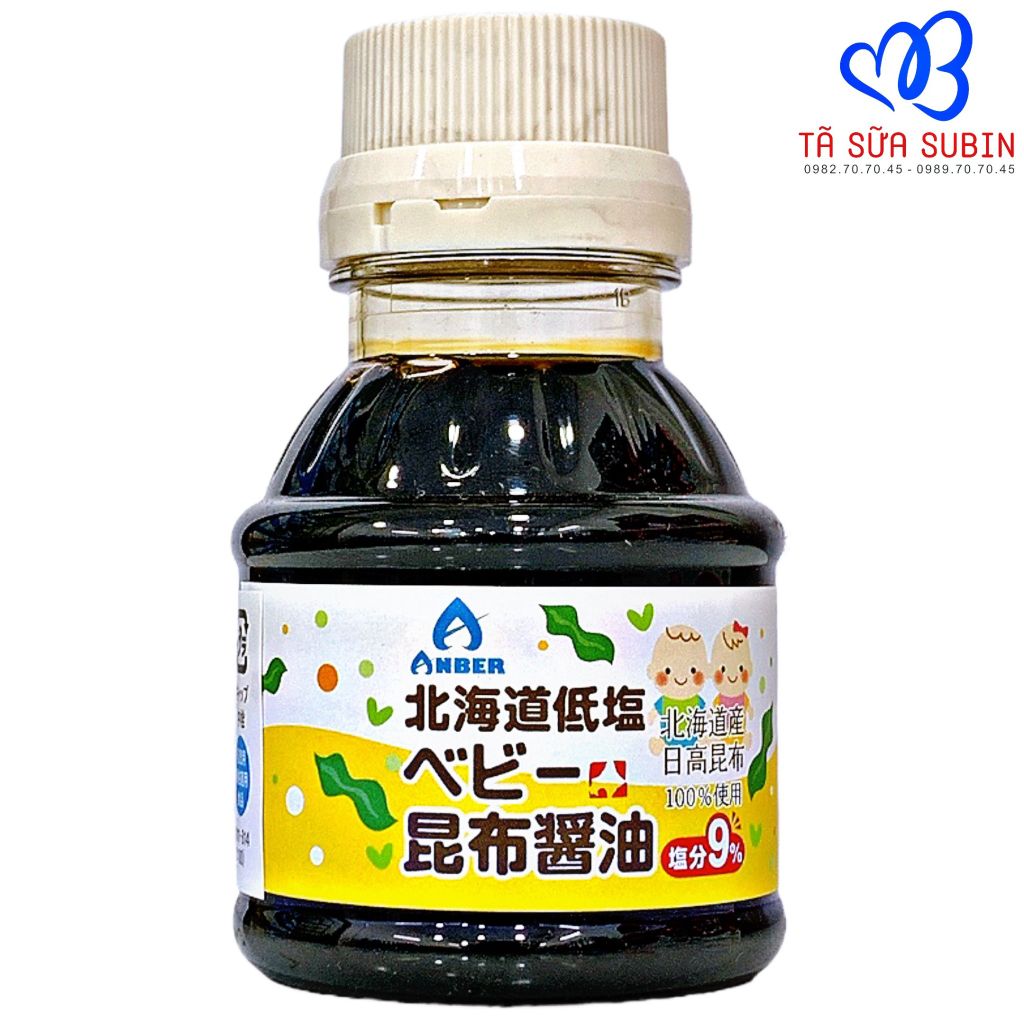 Nước Tương Tảo Bẹ Kids&Mama Nhật Bản 100ml