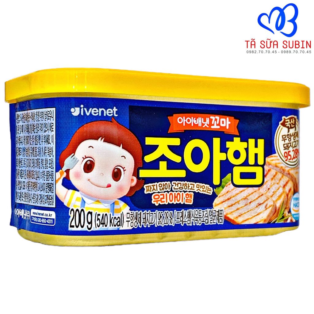 Thịt Hộp Spam Ivenet Hàn Quốc 200gr