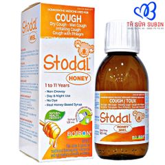 Siro Trị Ho Boiron Stodal Canada 125ml Cho Bé Từ 1-11 Tuổi