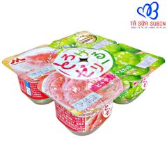 Lốc 4 Hộp Thạch Trái Cây Morinaga Nhật Bản 70gr Vị Đào Nho