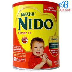 Sữa Nido Mỹ Nắp Đỏ Kinder 1+  Chống Táo Bón Tăng Cân 1.6 ký