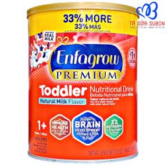 Sữa Enfagrow Premium Toddler Mỹ 907gr Vị Tự Nhiên Cho Bé Từ 1-3 Tuổi