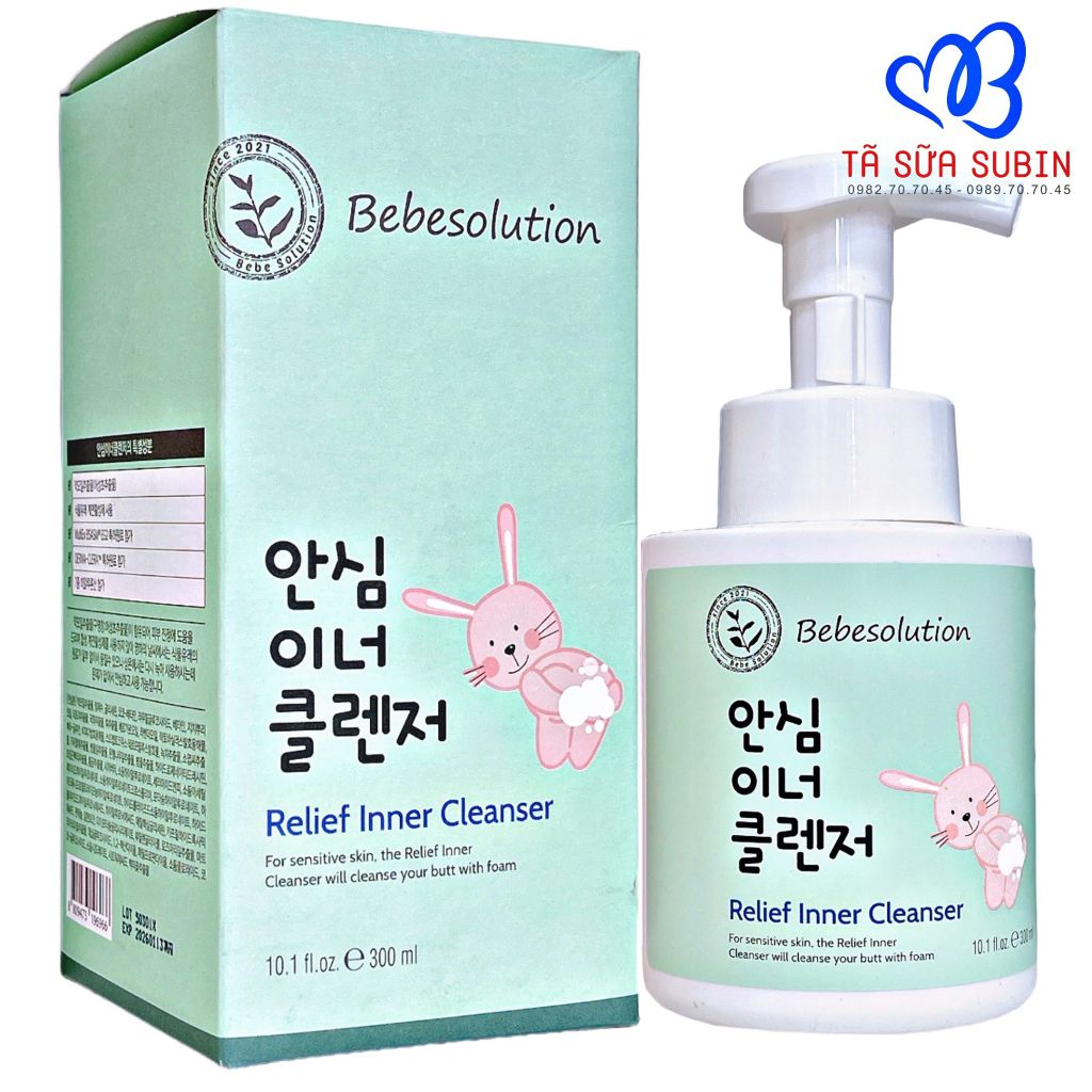 Dung Dịch Vệ Sinh Thỏ Bebesolution Hàn Quốc 300ml