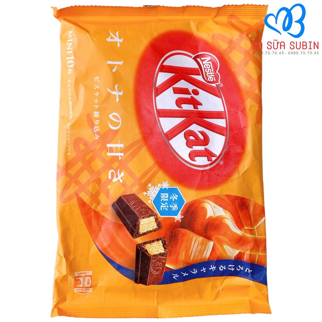Kẹo Socola Kitkat Nhật Bản Vị Caramen