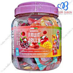 Thạch Rau Câu Trái Cây Nguyên Chất Assorted Mỹ 1kg