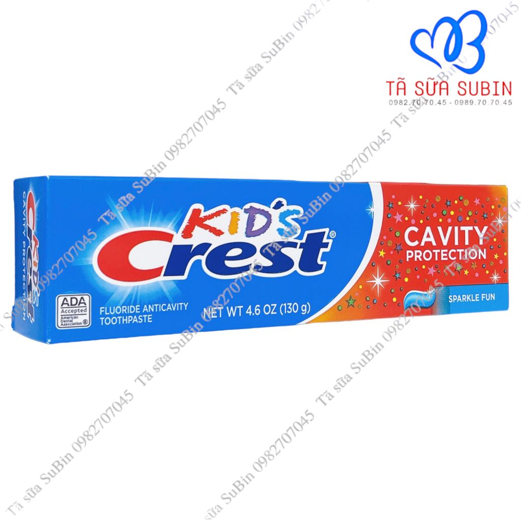 Kem Đánh Răng Crest Kids Mỹ 130gr