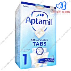 Sữa Aptamil Dạng Thanh Pre-Mesured Tabs Ạnh 24 Thanh Số 1 (0-6 tháng)