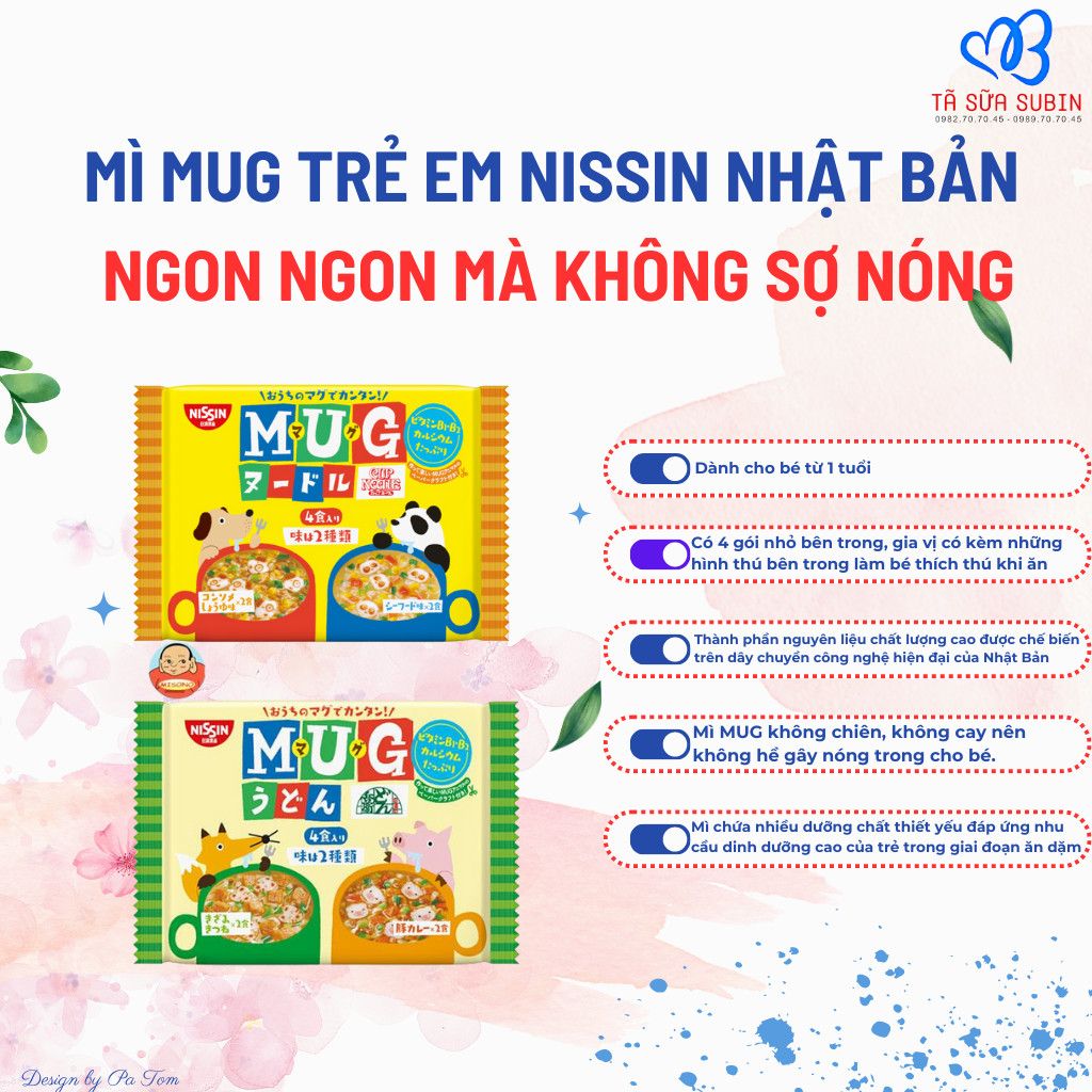 Mì Ăn Liền Mug Nissin‎ Nhật Bản