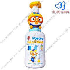 Tắm Gội Xả Pororo All In 1 Wash Hàn Quốc 400gr