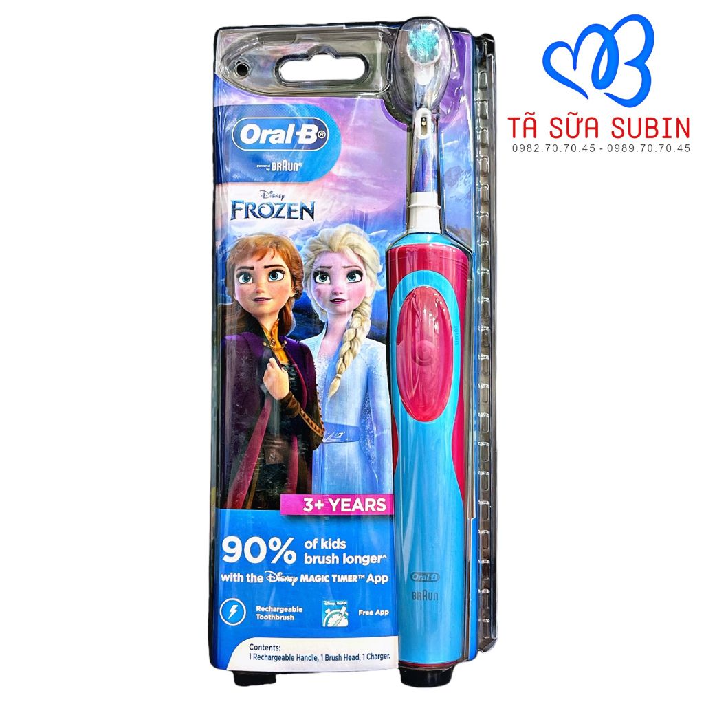 Bàn Chải Đánh Răng Điện Oral-B Frozen Disney 3 Tuổi