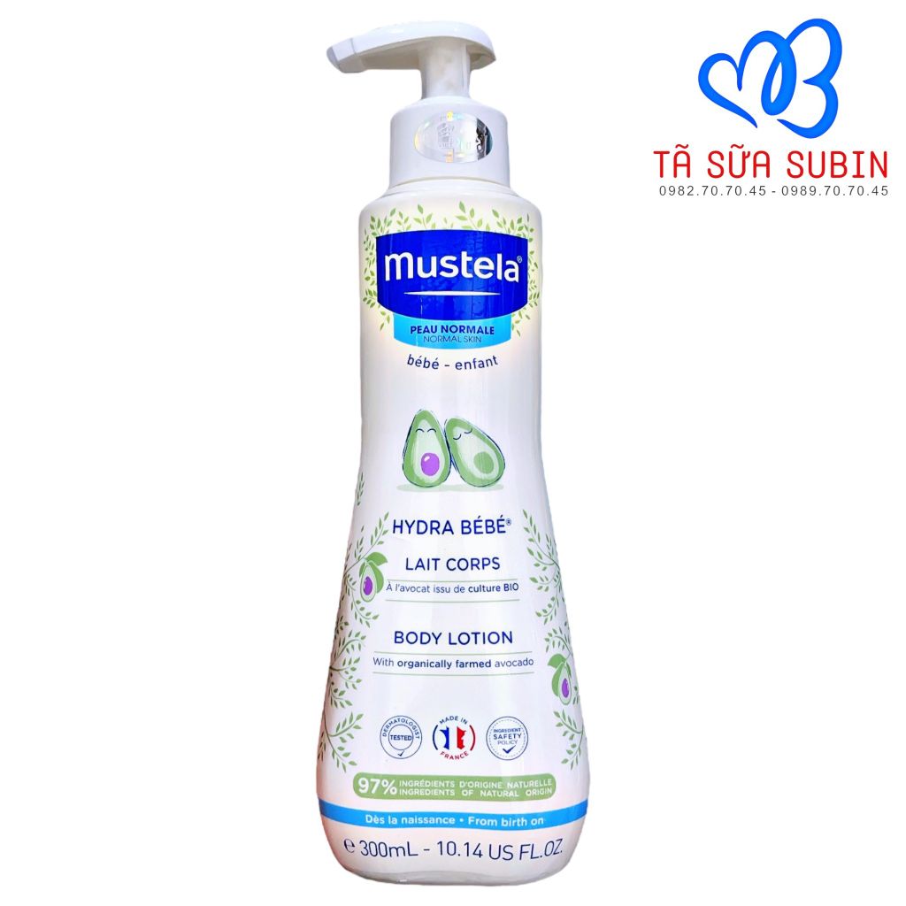 Kem Dưỡng Da Toàn Thân Mustela Pháp 300ml 0Th+