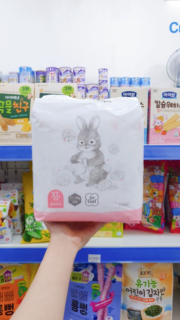 Tã Quần Momo Rabbit Bé Gái Hàn Quốc