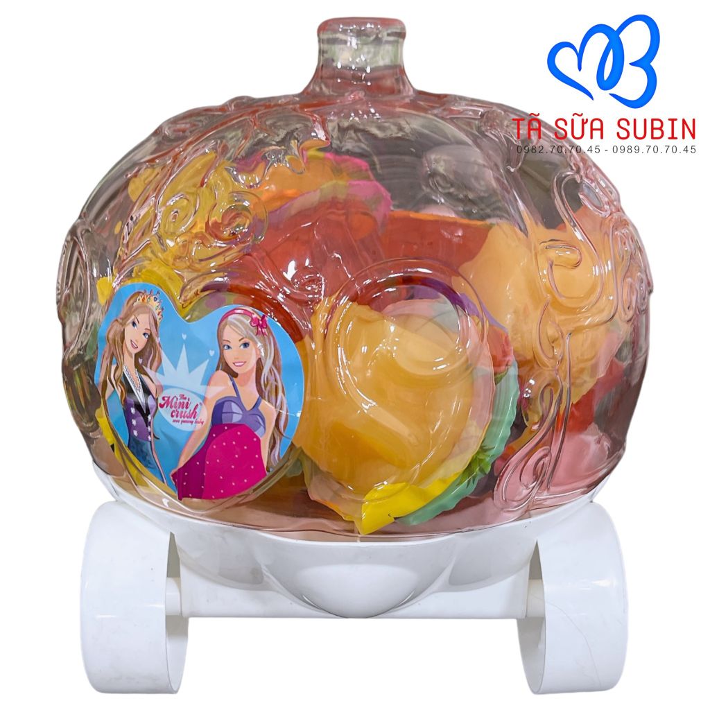 Thạch Trái Cây Jelly Cup Pumpkin Coach Hình Cỗ Xe Bí Ngô