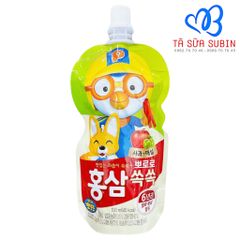 Nước Hồng Sâm Pororo Hàn Quốc 100ml Vị Táo