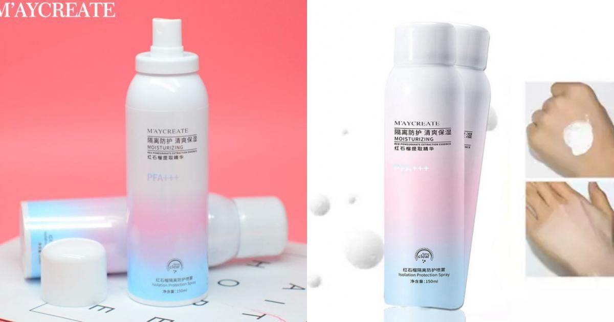Xịt Chống Nắng Trắng Da MayCreate 150ml