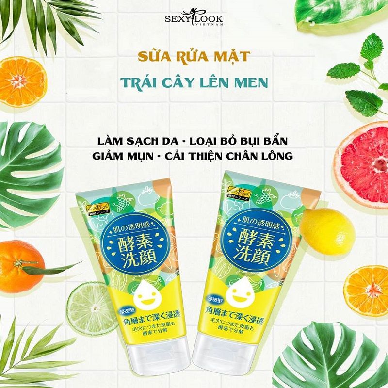 Sữa Rửa Mặt Lên Men SEXYLOOK Sáng Mịn 120g