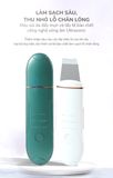 Máy Sủi Da Tẩy Tế Bào Chết, Đẩy Mụn Đầu Đen Sóng Siêu Âm Ultrasonic Skin Device AINI COLLECTION