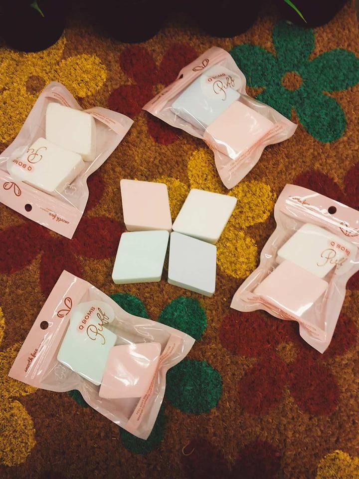Mút tán kem nền hình thoi