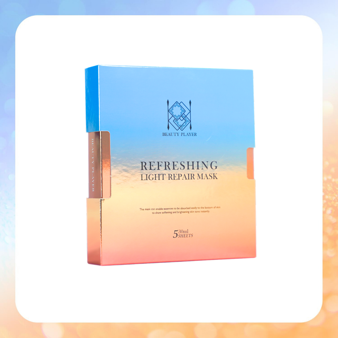 Mặt nạ phát sáng kháng khuẩn phục hồi da Beauty Player Light Mask (Hộp 5 miếng)