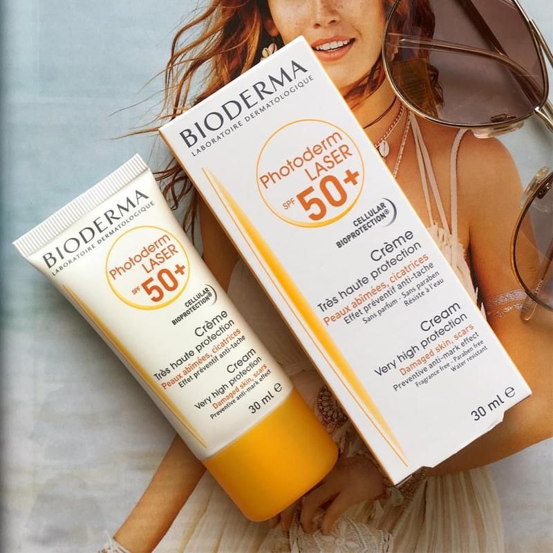 KEM CHỐNG NẮNG BIODERMA PHOTODERM LASER SPF50+ DÀNH CHO DA NHẠY CẢM 30mL