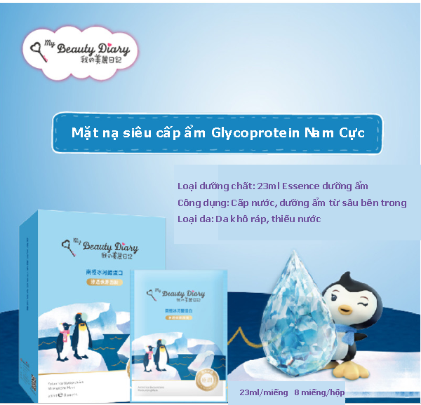 Mặt Nạ My Beauty Diary Chim Cánh Cụt ( Hộp 8 Miếng )