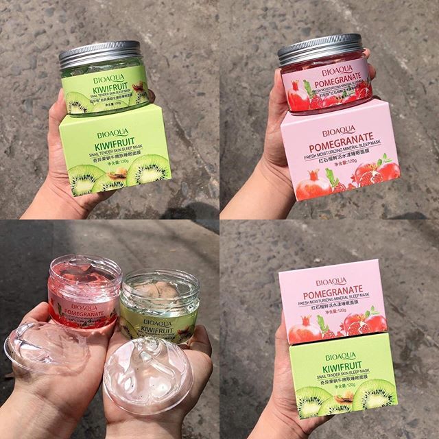 Mặt Nạ Ngủ Hoa Quả BIOAQUA 120g