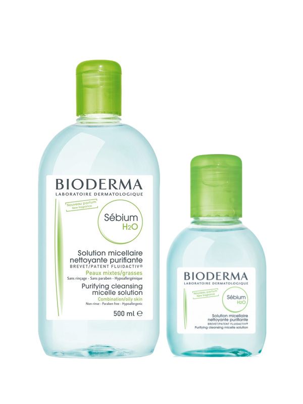 Nước Tẩy Trang Dành Cho Da Dầu - Nhờn - Mụn BIODERMA Sébium H20 Xanh (100ml)