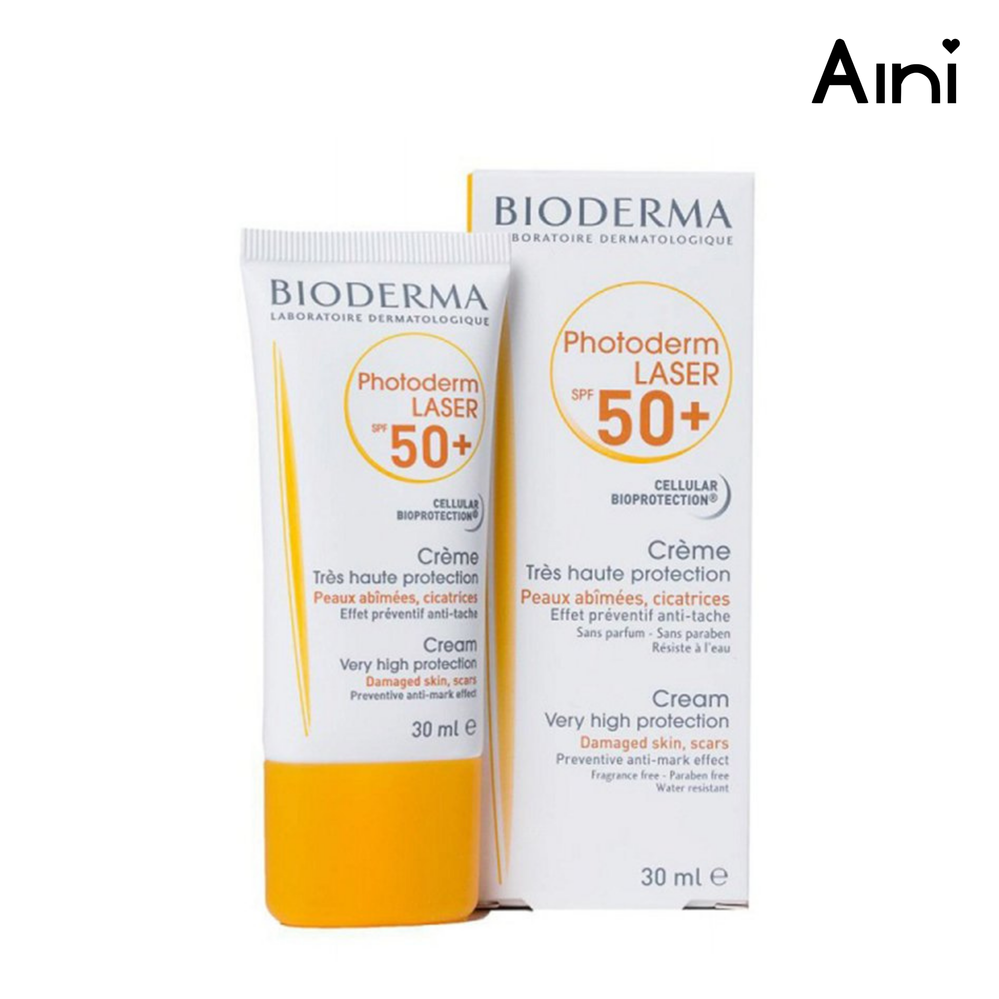 KEM CHỐNG NẮNG BIODERMA PHOTODERM LASER SPF50+ DÀNH CHO DA NHẠY CẢM 30mL