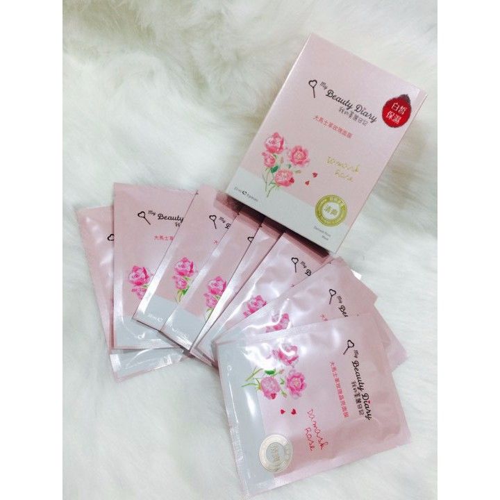 Mặt Nạ My Beauty Diary Hoa Hồng - Damascus Rose ( Hộp 8 Miếng )