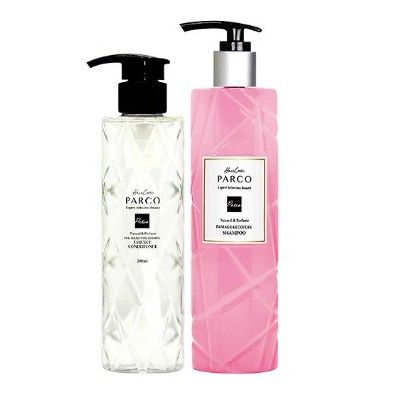 Combo dầu gội PARCO Dưỡng Tóc Chắc Khỏe - Phục hồi mềm mượt (Dầu gội Hồng + Tinh chất)