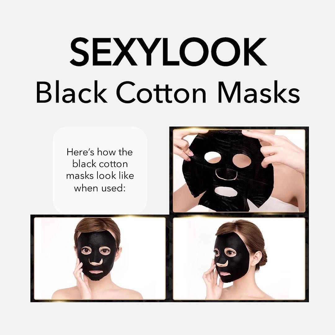 Mặt Nạ Đen Hoa Cúc SEXYLOOK Giảm Mụn Trắng Da - Hộp 5 Miếng