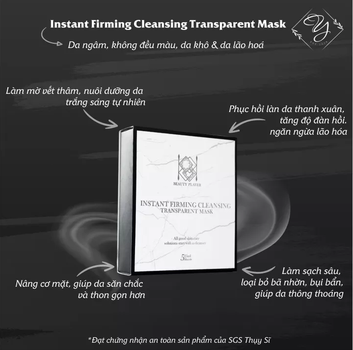 Khắc tinh của lão hóa – Mặt nạ làm sạch trắng sáng da