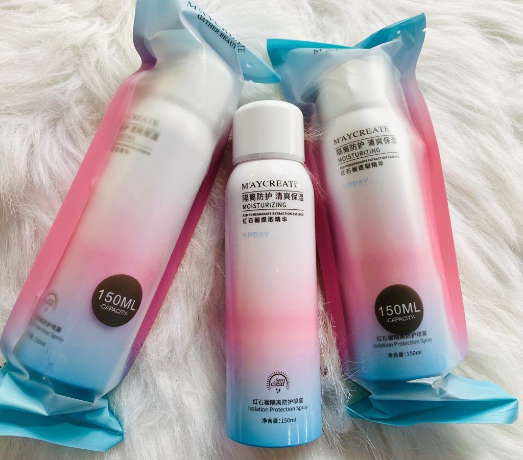 Xịt Chống Nắng Trắng Da MayCreate 150ml