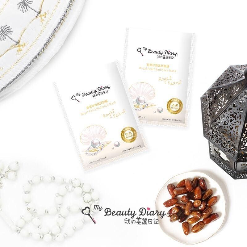 Mặt Nạ My Beauty Diary Ngọc Trai Trắng - Royal Pearl ( Hộp 8 Miếng )