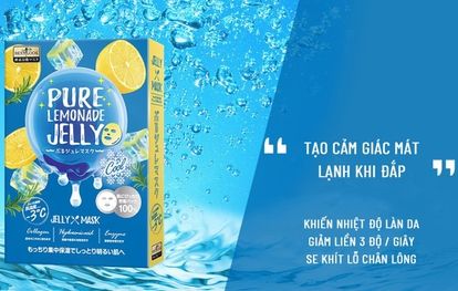 Hộp 3 Miếng Mặt Nạ SEXYLOOK Thạch Jelly Chanh Dưỡng Ẩm Hiệu Quả - Xanh dương (38ml/miếng)