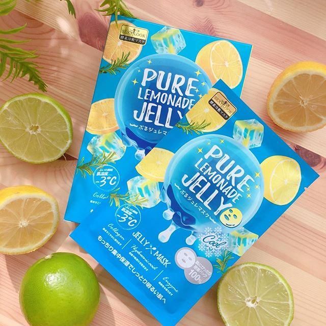 Hộp 3 Miếng Mặt Nạ SEXYLOOK Thạch Jelly Chanh Dưỡng Ẩm Hiệu Quả - Xanh dương (38ml/miếng)