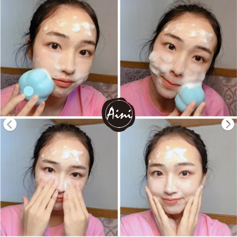 Máy rửa mặt đầu xoay bông hoa