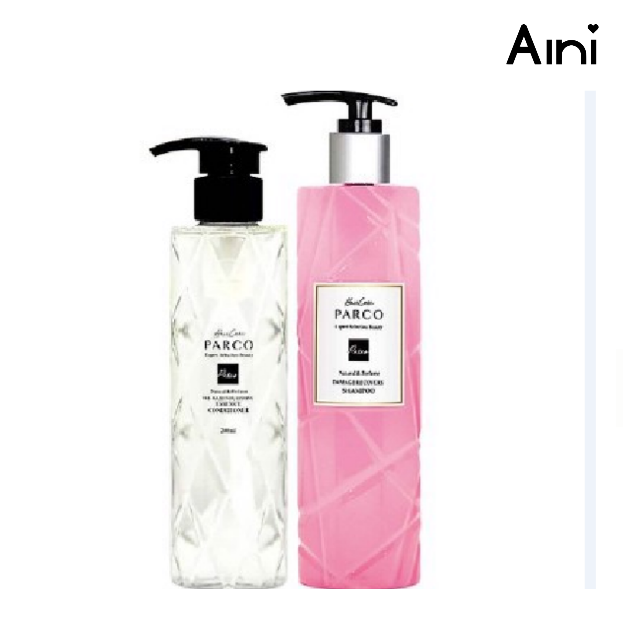 Combo dầu gội PARCO Dưỡng Tóc Chắc Khỏe - Phục hồi mềm mượt (Dầu gội Hồng + Tinh chất)