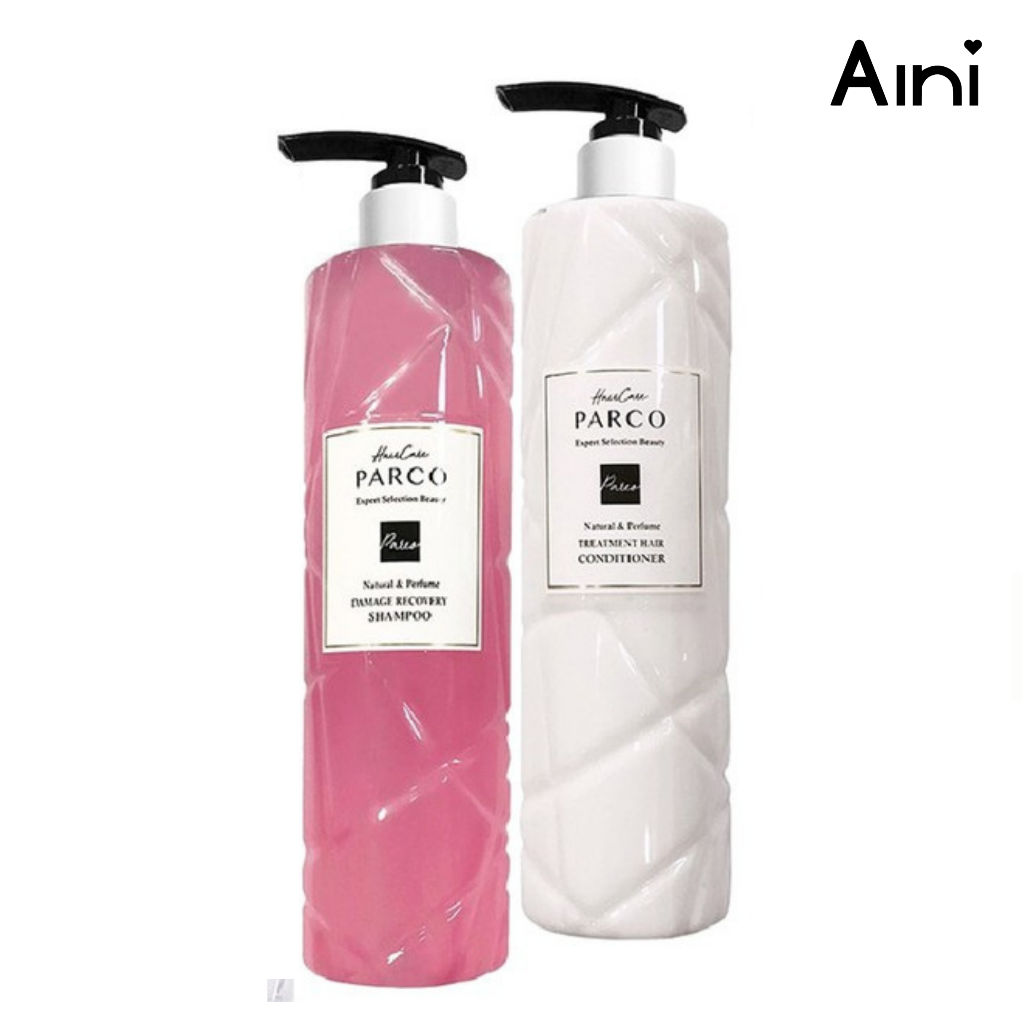 Combo dầu gội PARCO Phục Hồi Tóc Chuyên Sâu (Dầu gội Hồng + Dầu xả)