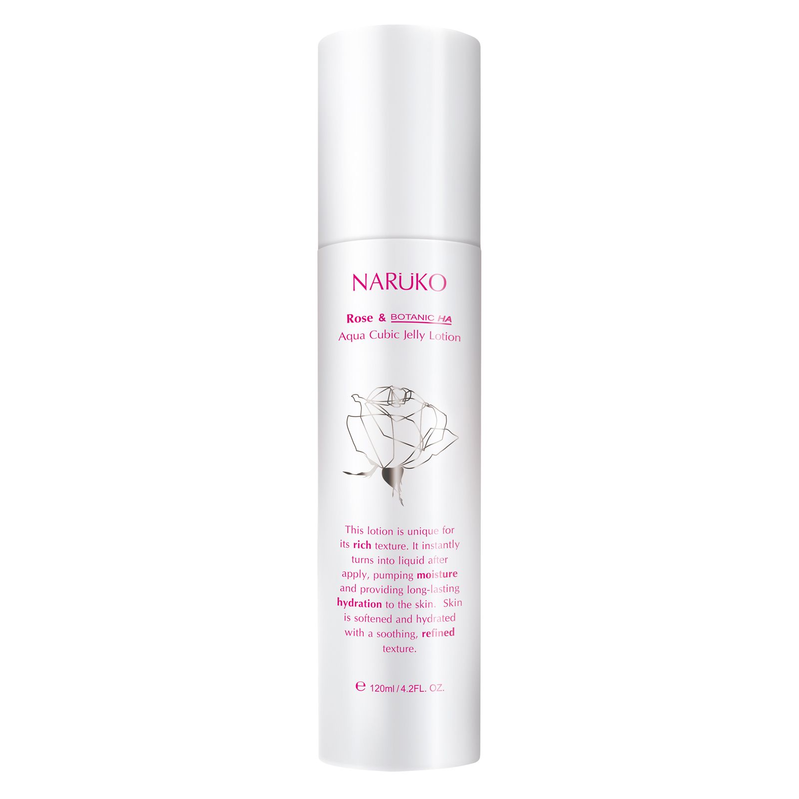 Nước hoa hồng nhung NARUKO - Rose And Aqua In Super Hydrating Lotion 120ml