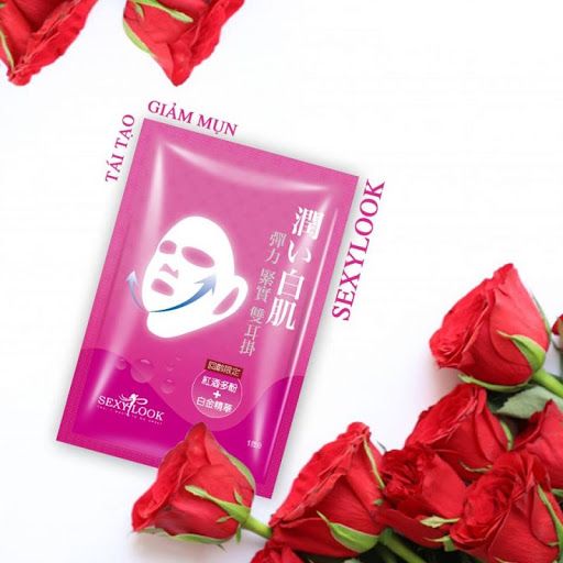 Mặt Nạ Nâng Cơ 360 Rượu Vang Đỏ Trẻ Hóa Da SEXYLOOK - Hộp 10 Miếng
