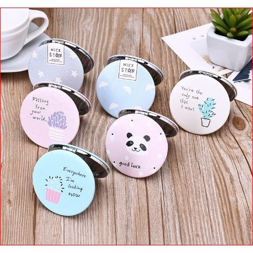 Gương 2 mặt mini siêu kute